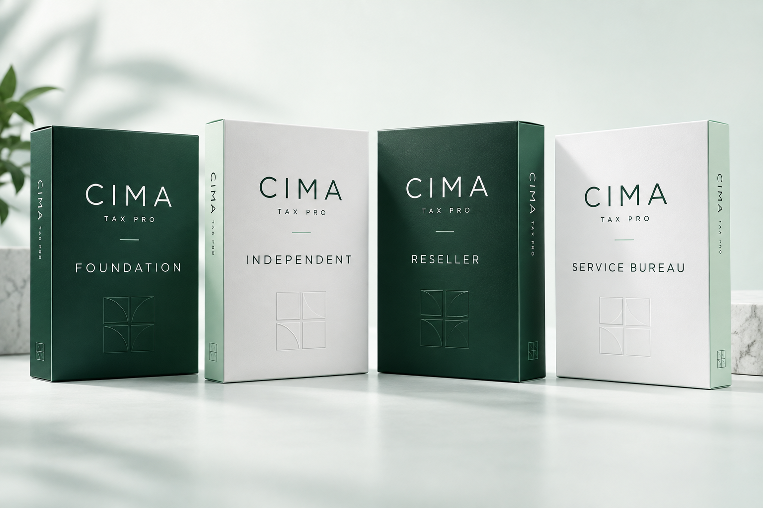 CIMA Tax Pro brand presentation from the Tax Branding Pro portfolio
